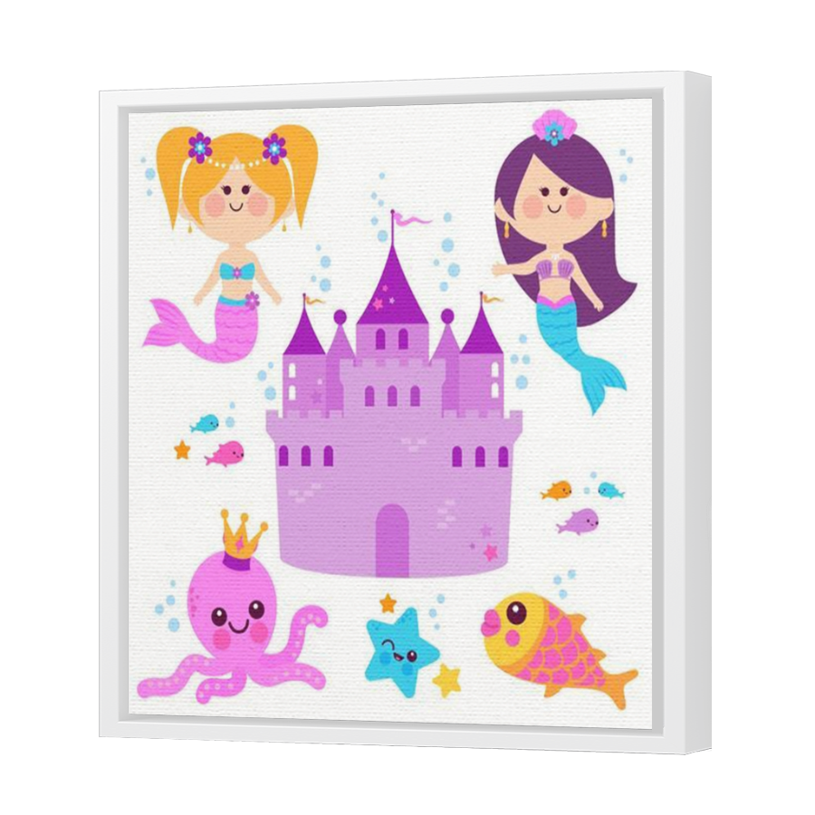 Thumbnail for Canvas - White Floating Frame