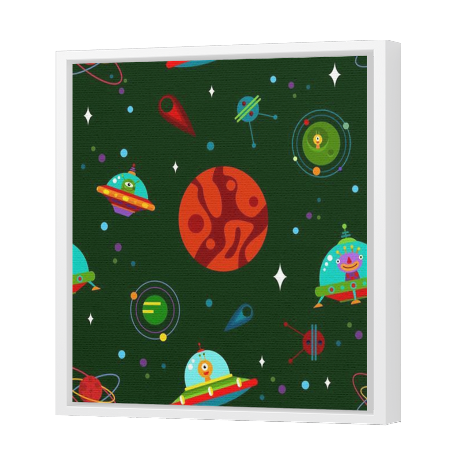 Thumbnail for Canvas - White Floating Frame