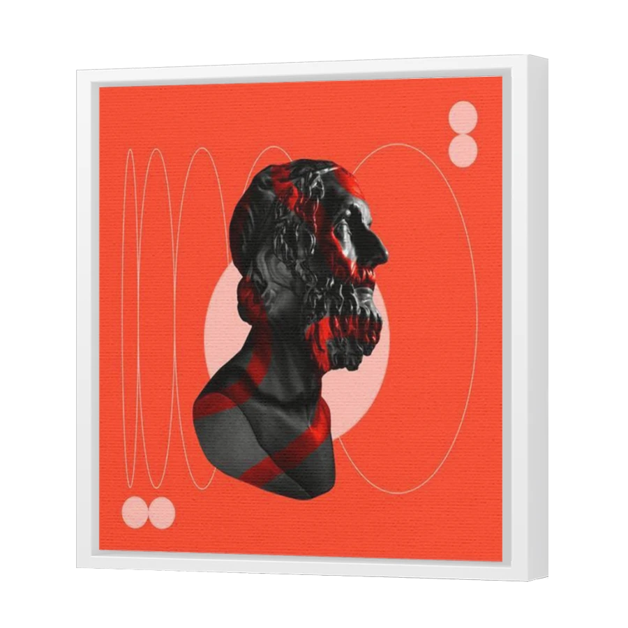 Thumbnail for Canvas - White Floating Frame