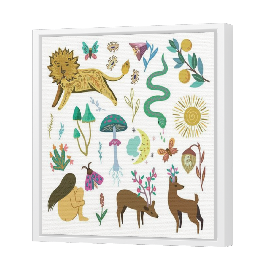 Thumbnail for Canvas - White Floating Frame