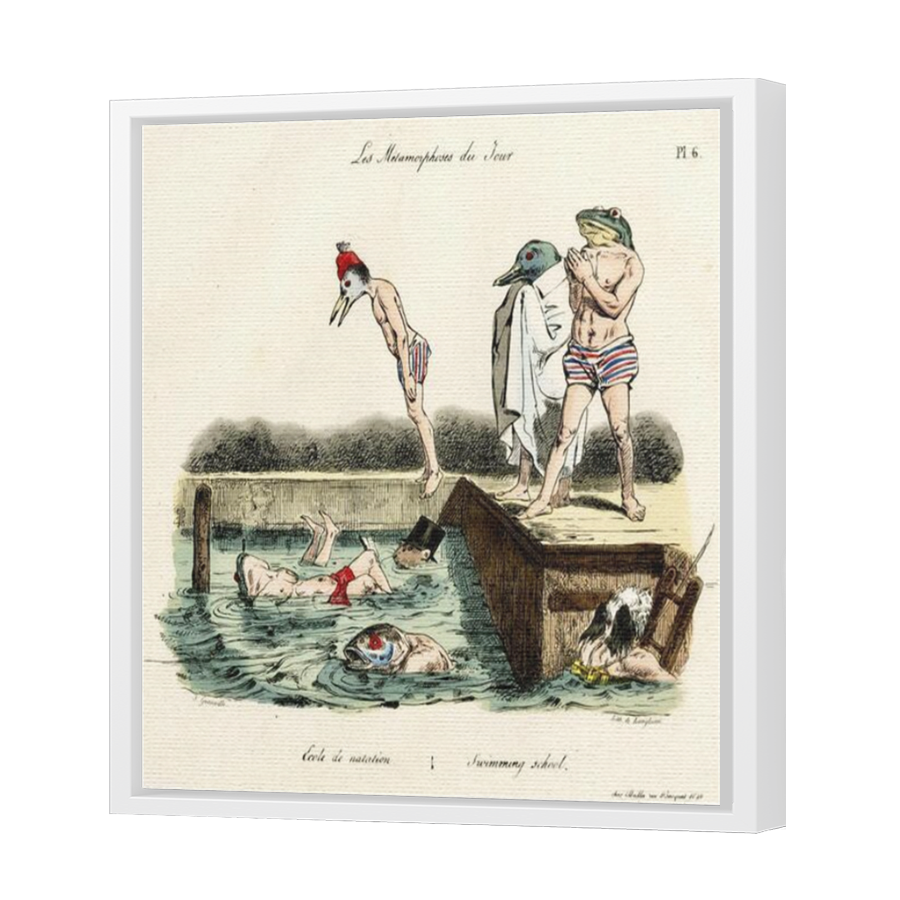 Thumbnail for Canvas - White Floating Frame