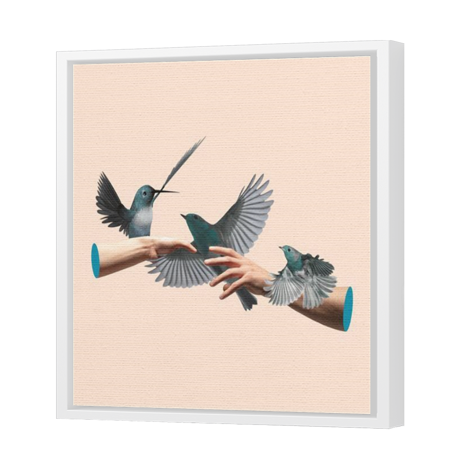 Thumbnail for Canvas - White Floating Frame