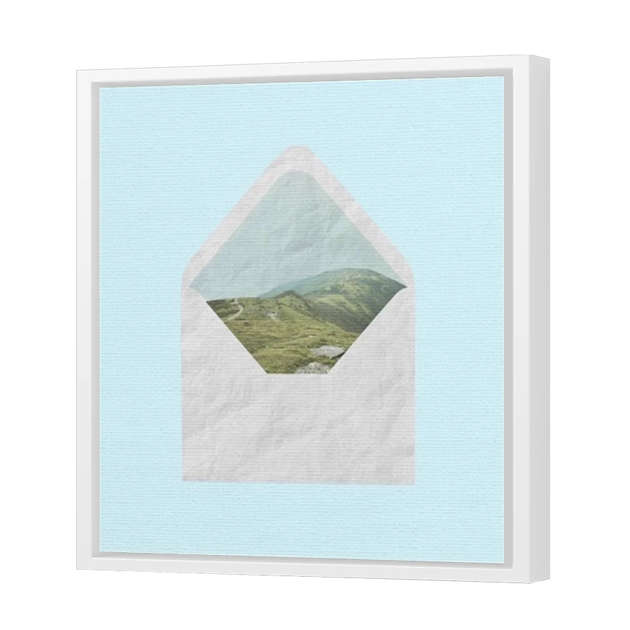 Thumbnail for Canvas - White Floating Frame