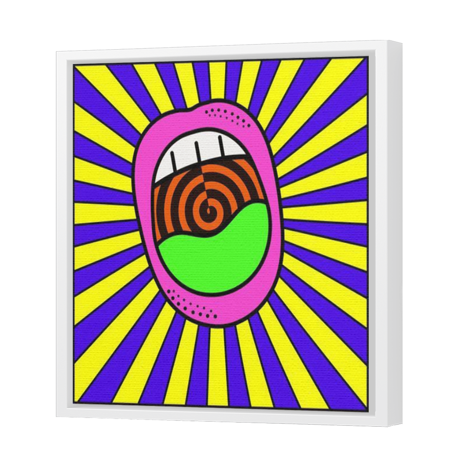 Thumbnail for Canvas - White Floating Frame