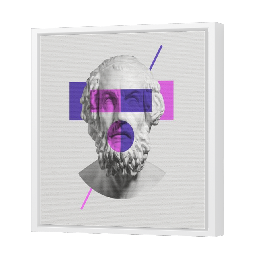 Thumbnail for Canvas - White Floating Frame
