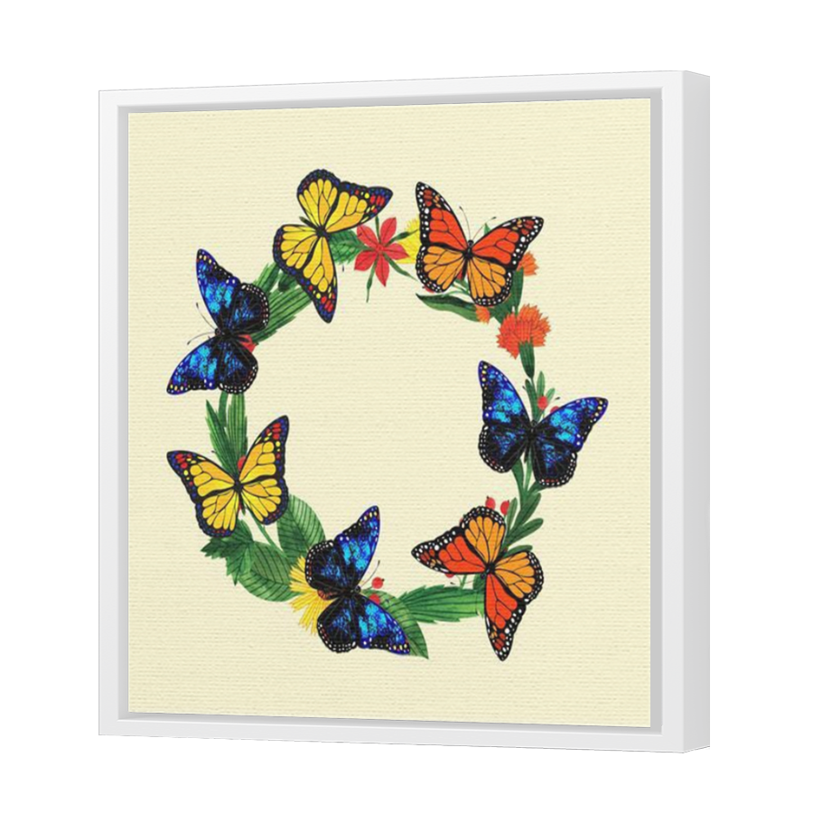 Thumbnail for Canvas - White Floating Frame