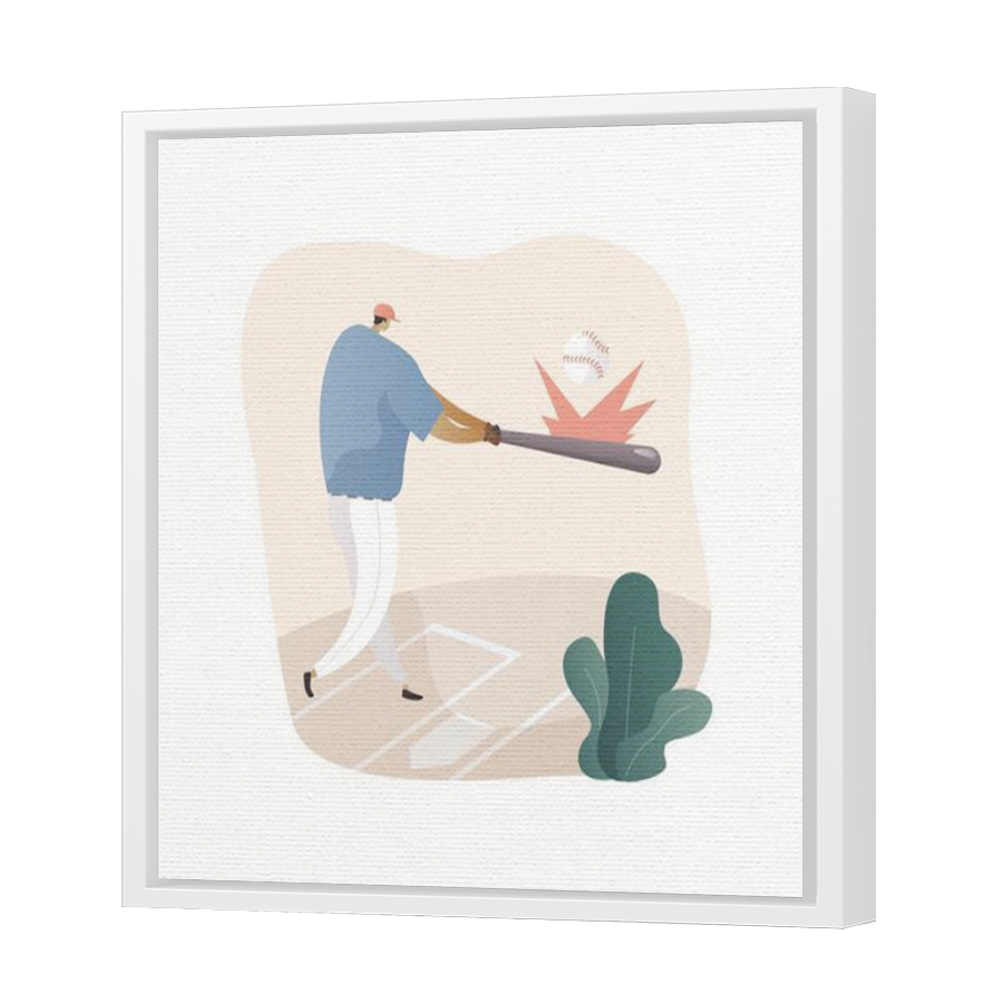 Thumbnail for Canvas - White Floating Frame