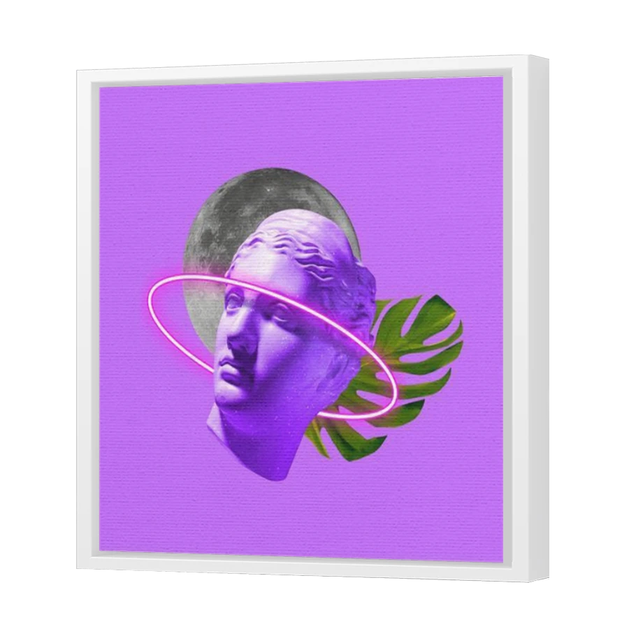 Thumbnail for Canvas - White Floating Frame