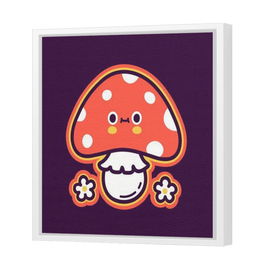 Thumbnail for Canvas - White Floating Frame