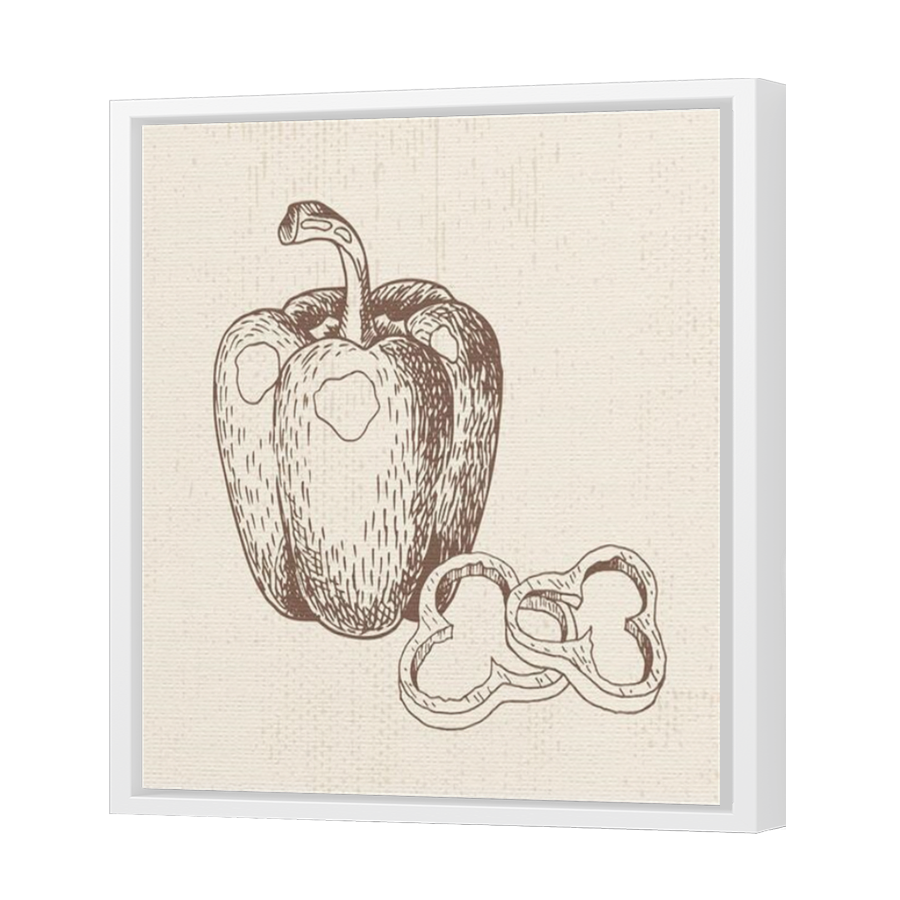 Thumbnail for Canvas - White Floating Frame