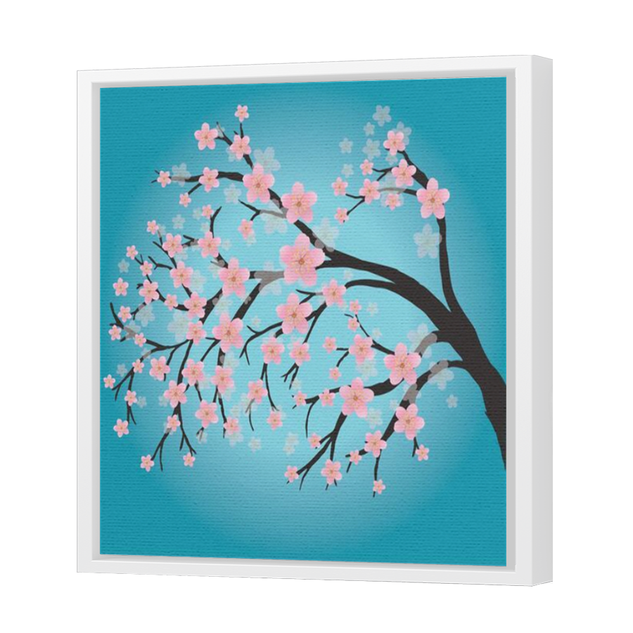 Thumbnail for Canvas - White Floating Frame