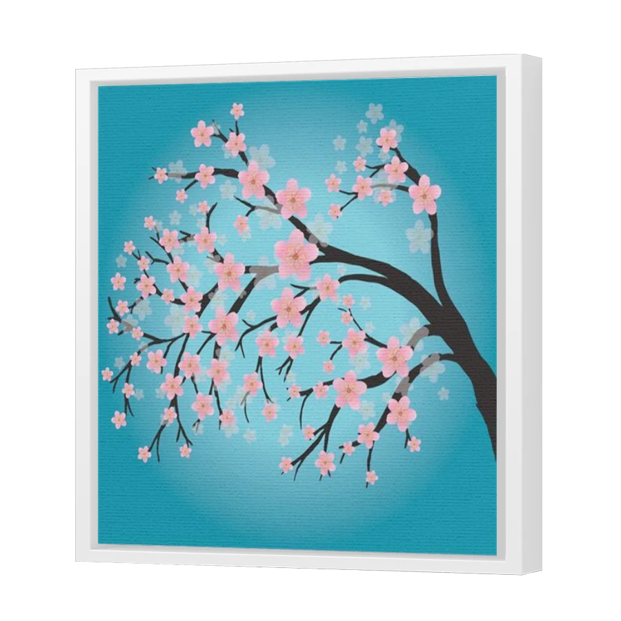Thumbnail for Canvas - White Floating Frame