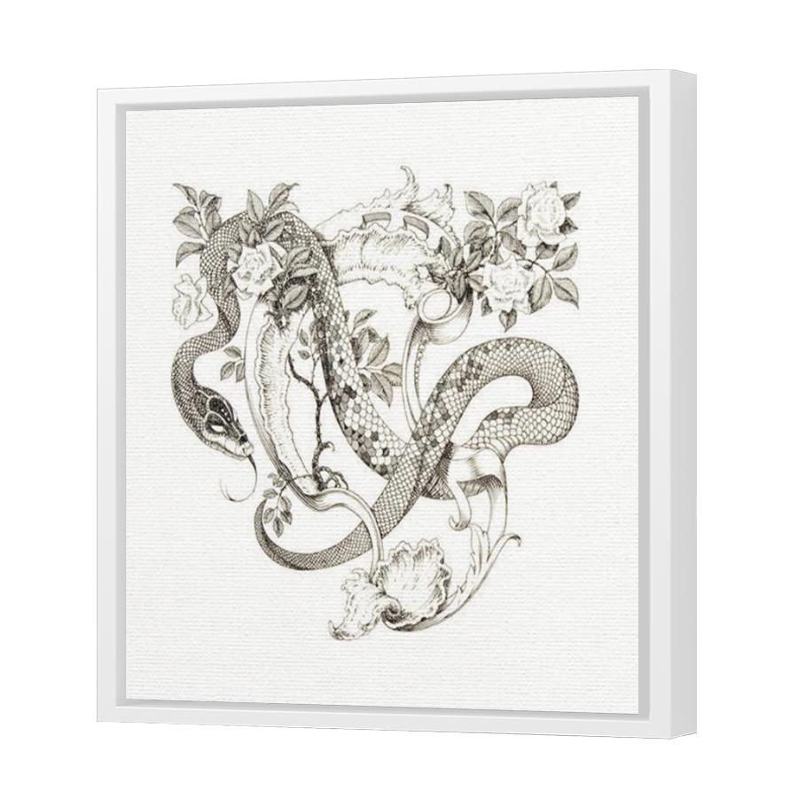 Thumbnail for Canvas - White Floating Frame
