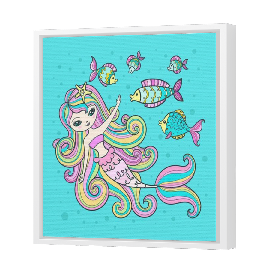Thumbnail for Canvas - White Floating Frame