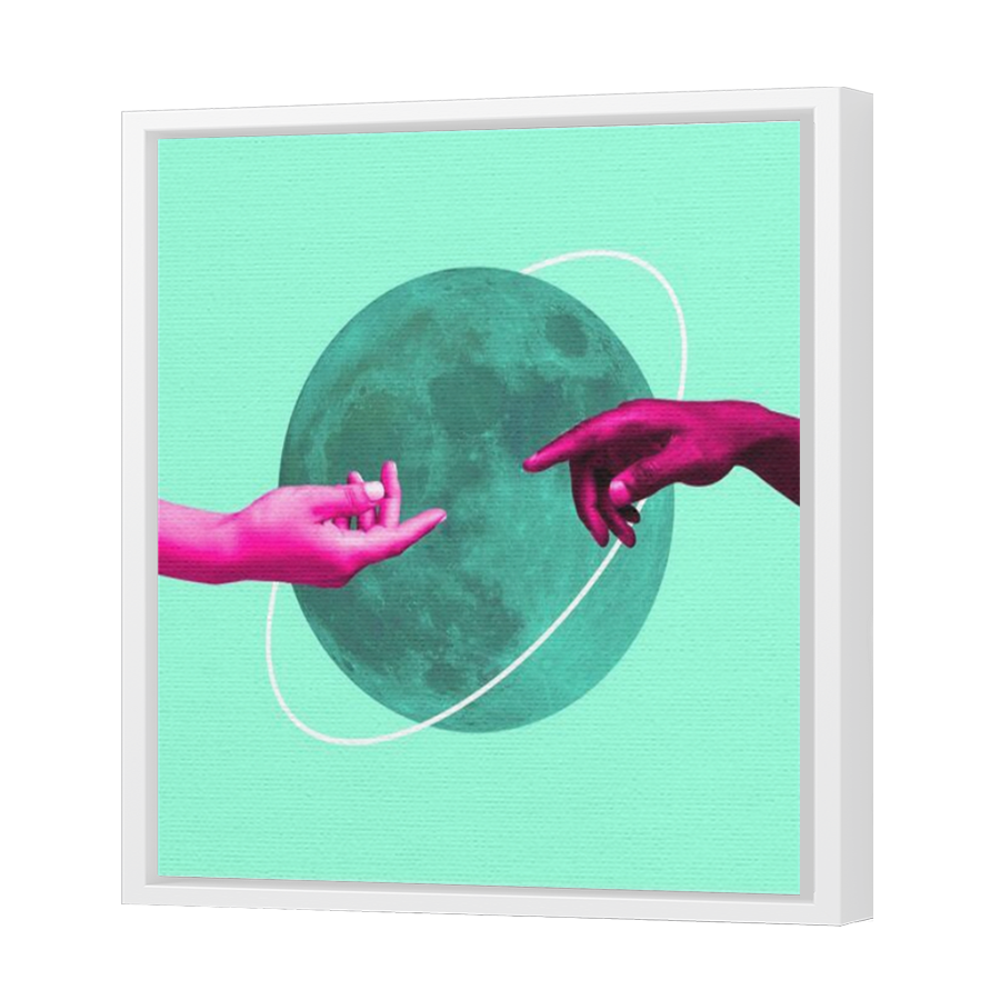 Thumbnail for Canvas - White Floating Frame