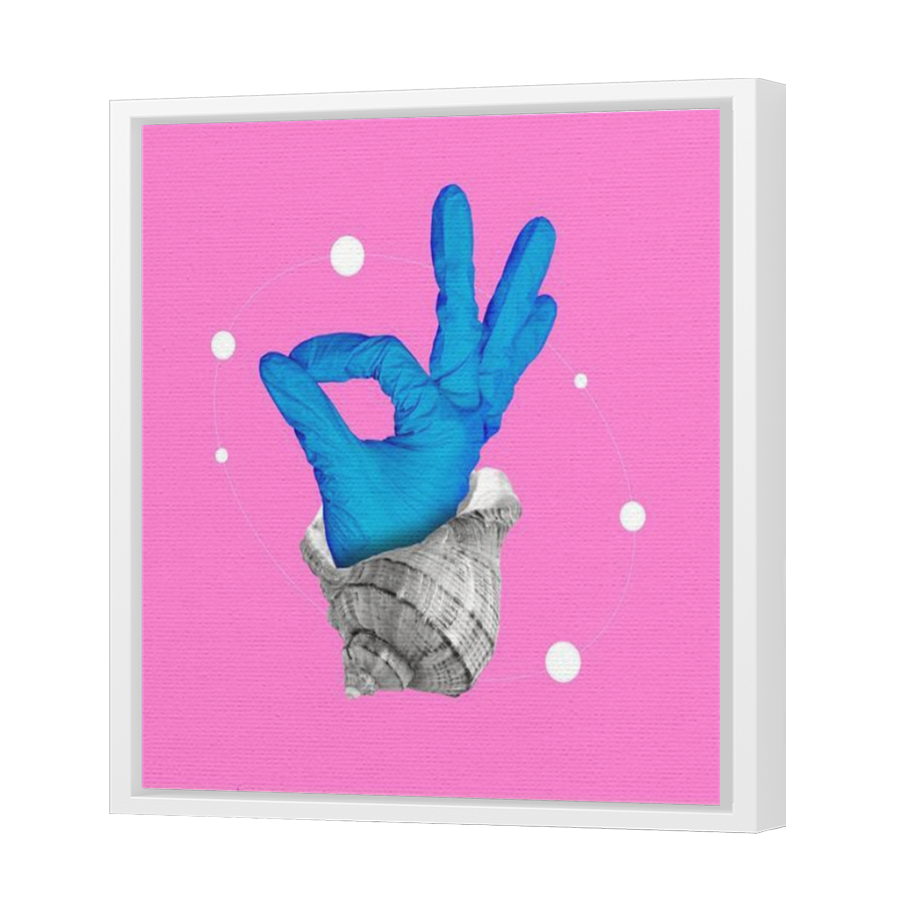 Thumbnail for Canvas - White Floating Frame