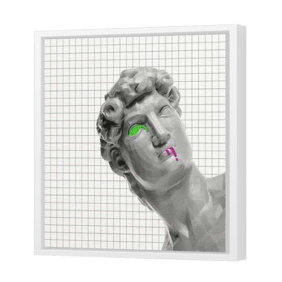 Thumbnail for Canvas - White Floating Frame