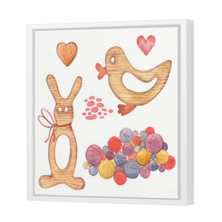 Thumbnail for Canvas - White Floating Frame