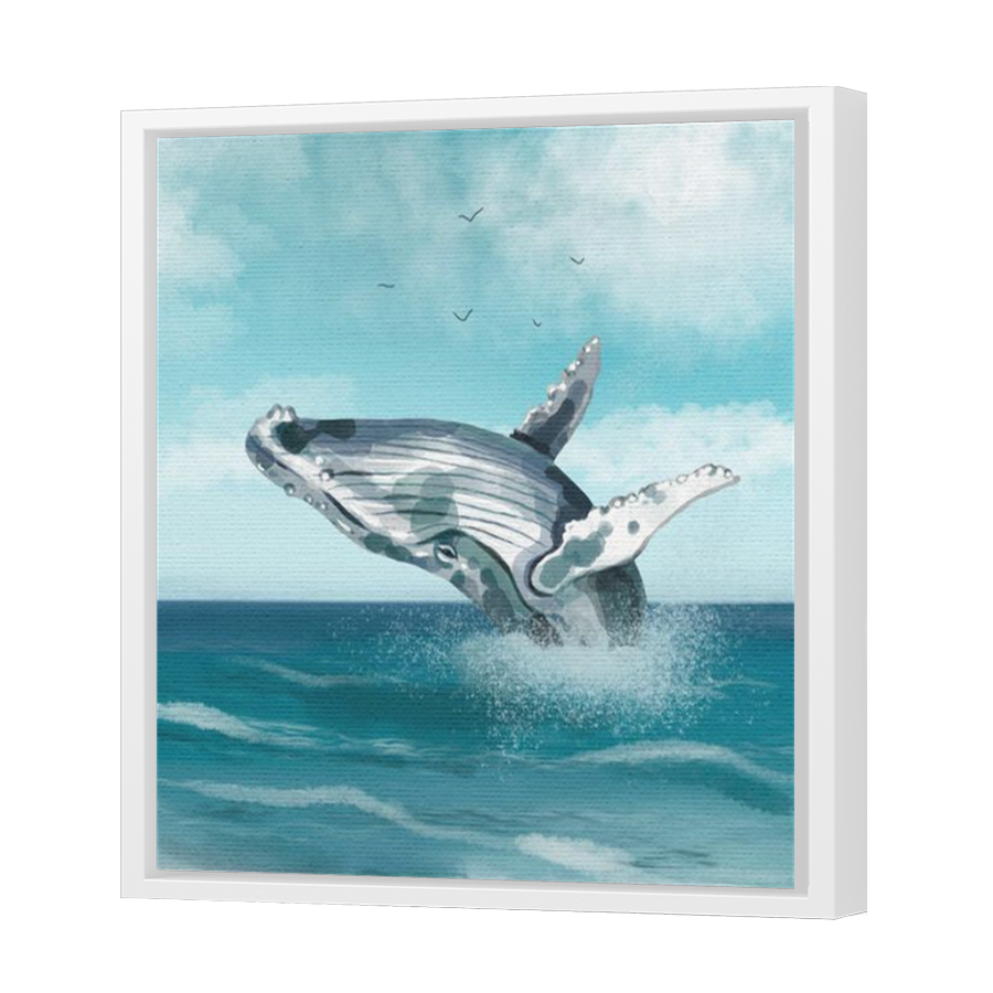 Thumbnail for Canvas - White Floating Frame