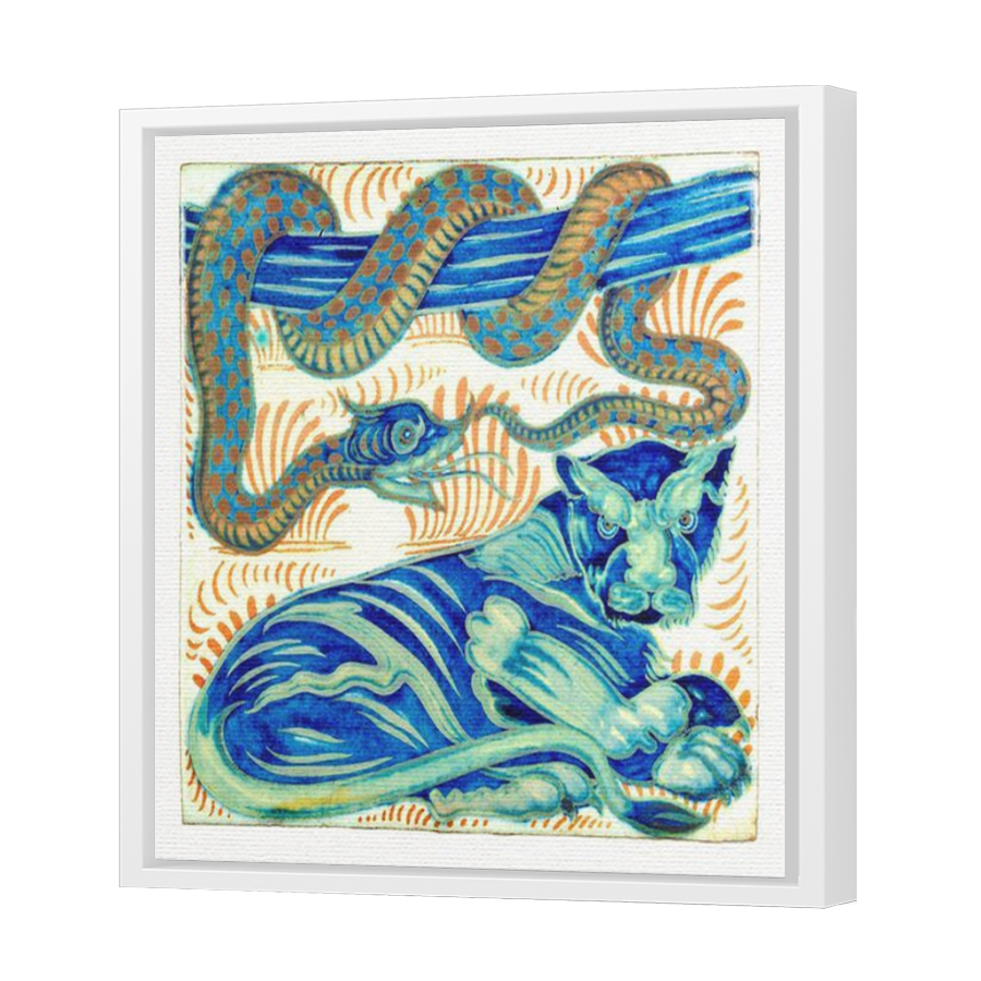 Thumbnail for Canvas - White Floating Frame