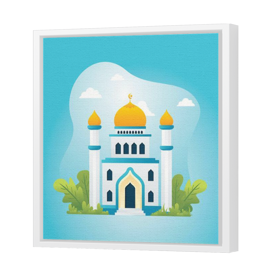 Thumbnail for Canvas - White Floating Frame