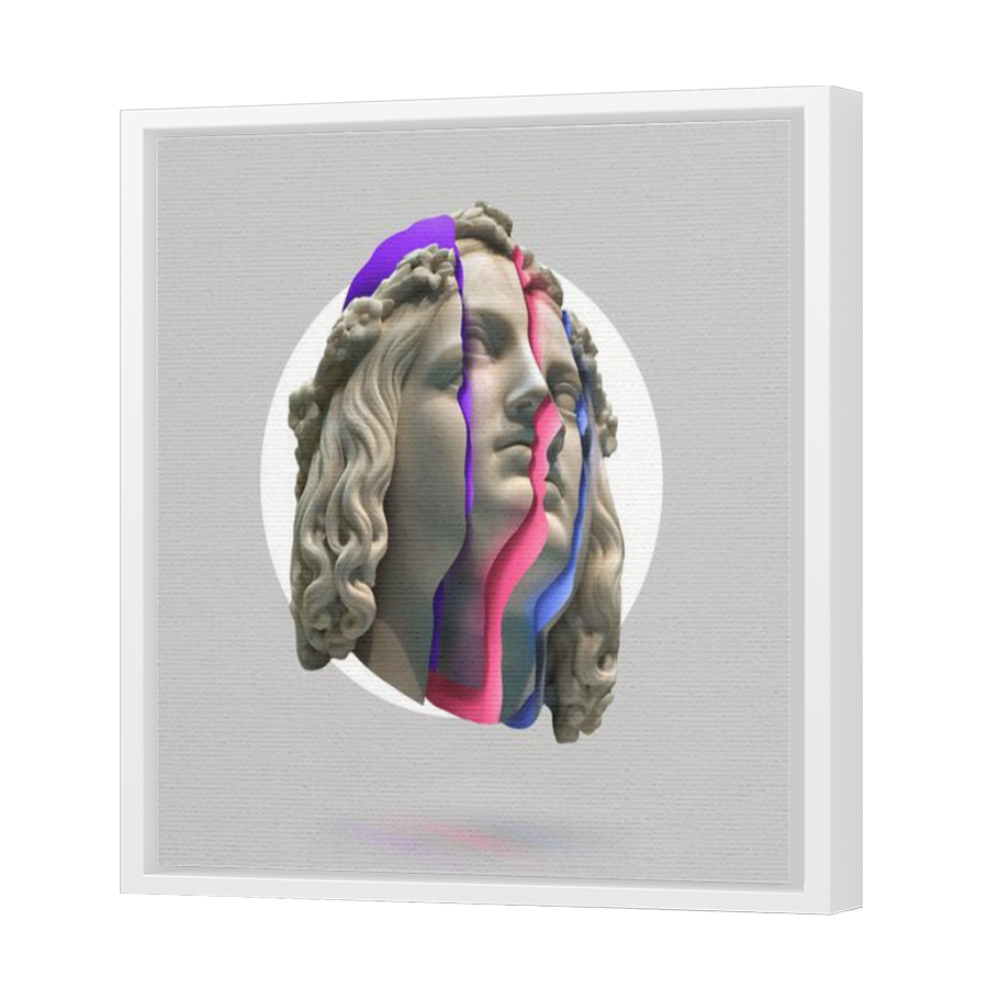 Thumbnail for Canvas - White Floating Frame