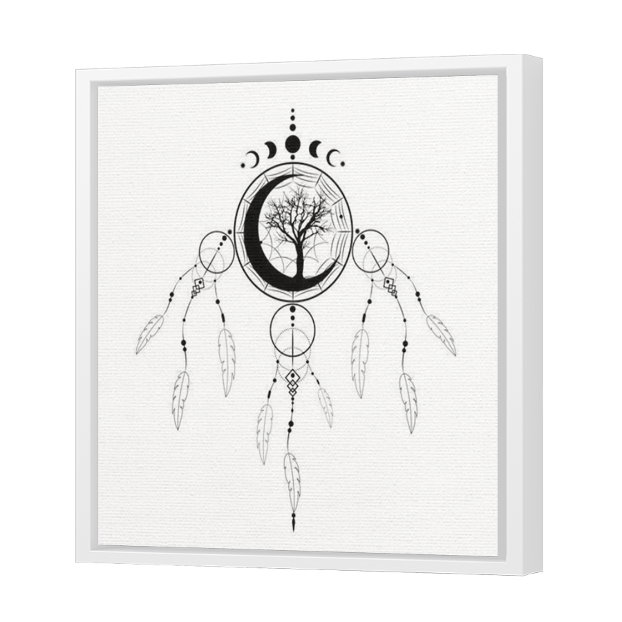 Thumbnail for Canvas - White Floating Frame