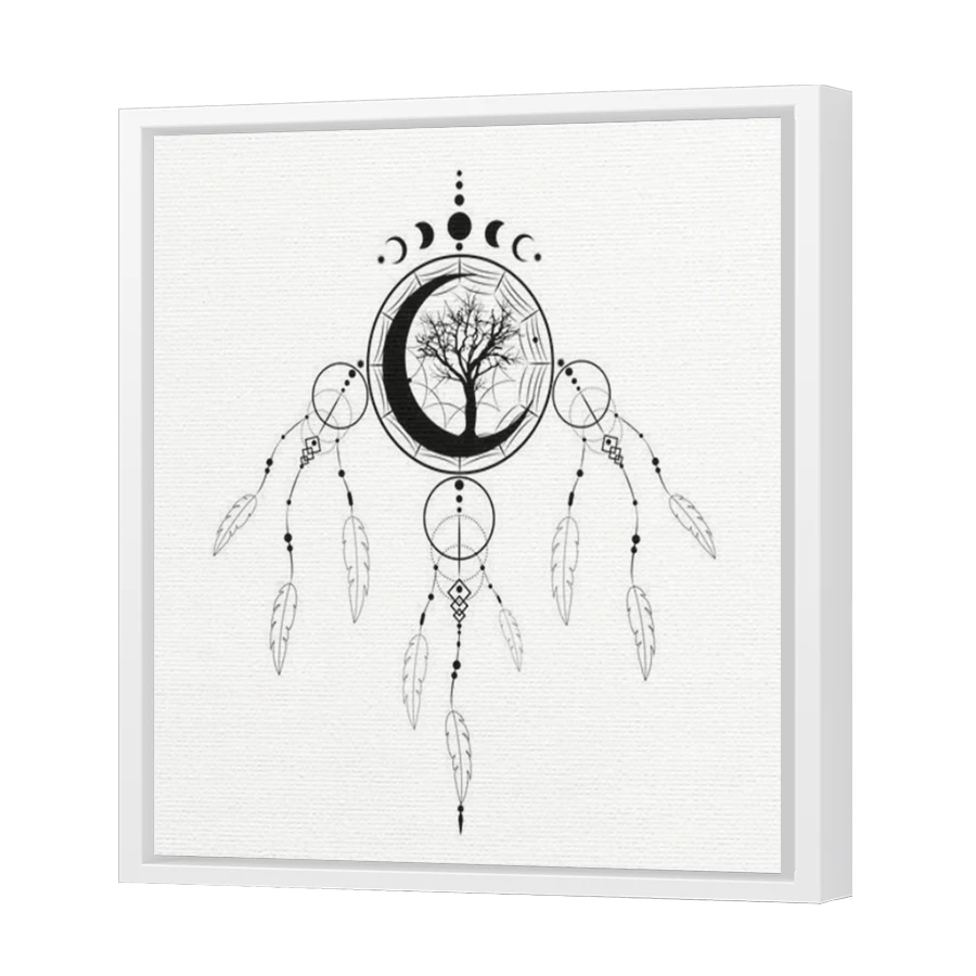 Thumbnail for Canvas - White Floating Frame
