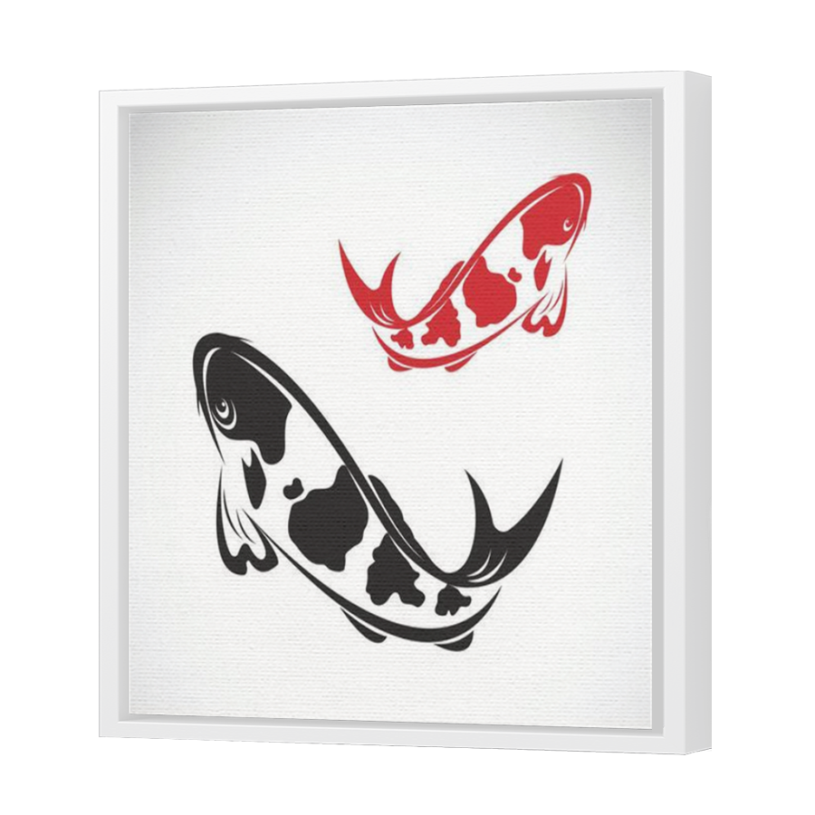 Thumbnail for Canvas - White Floating Frame