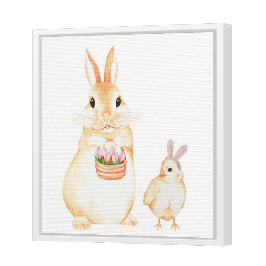 Thumbnail for Canvas - White Floating Frame