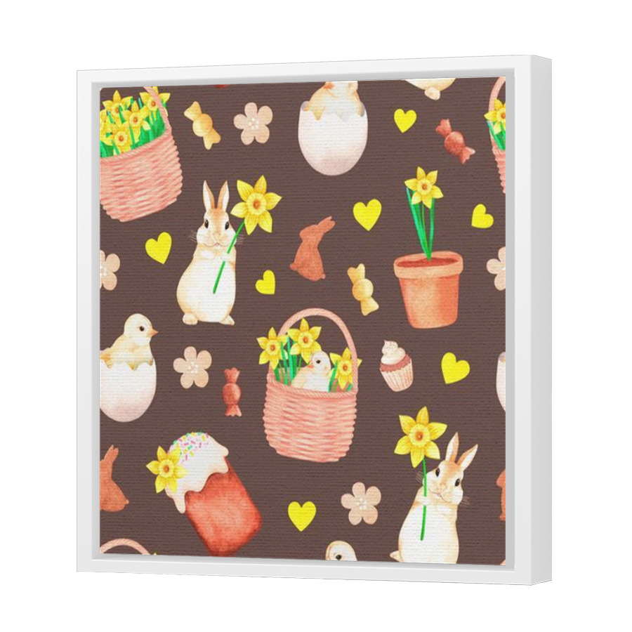 Thumbnail for Canvas - White Floating Frame