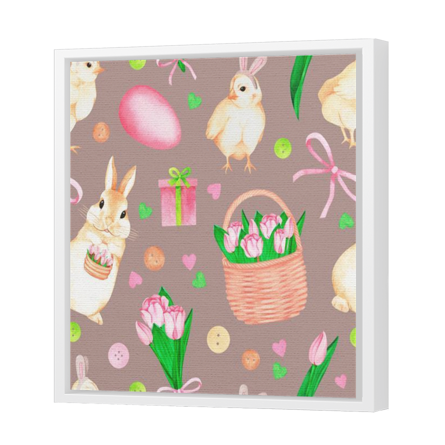 Thumbnail for Canvas - White Floating Frame