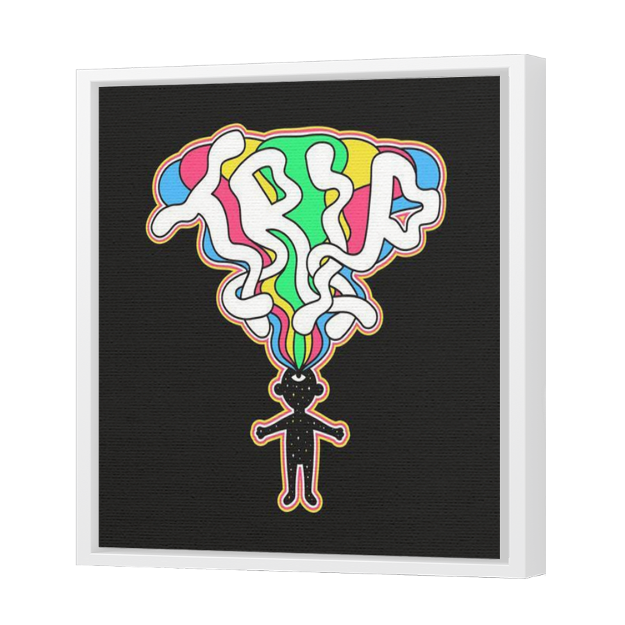 Thumbnail for Canvas - White Floating Frame