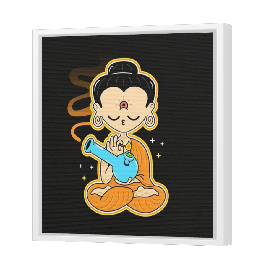 Thumbnail for Canvas - White Floating Frame