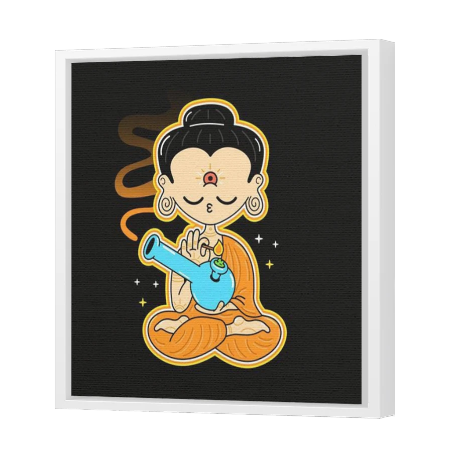 Thumbnail for Canvas - White Floating Frame