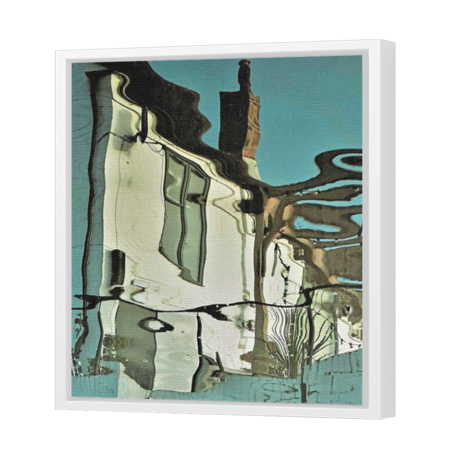 Thumbnail for Canvas - White Floating Frame
