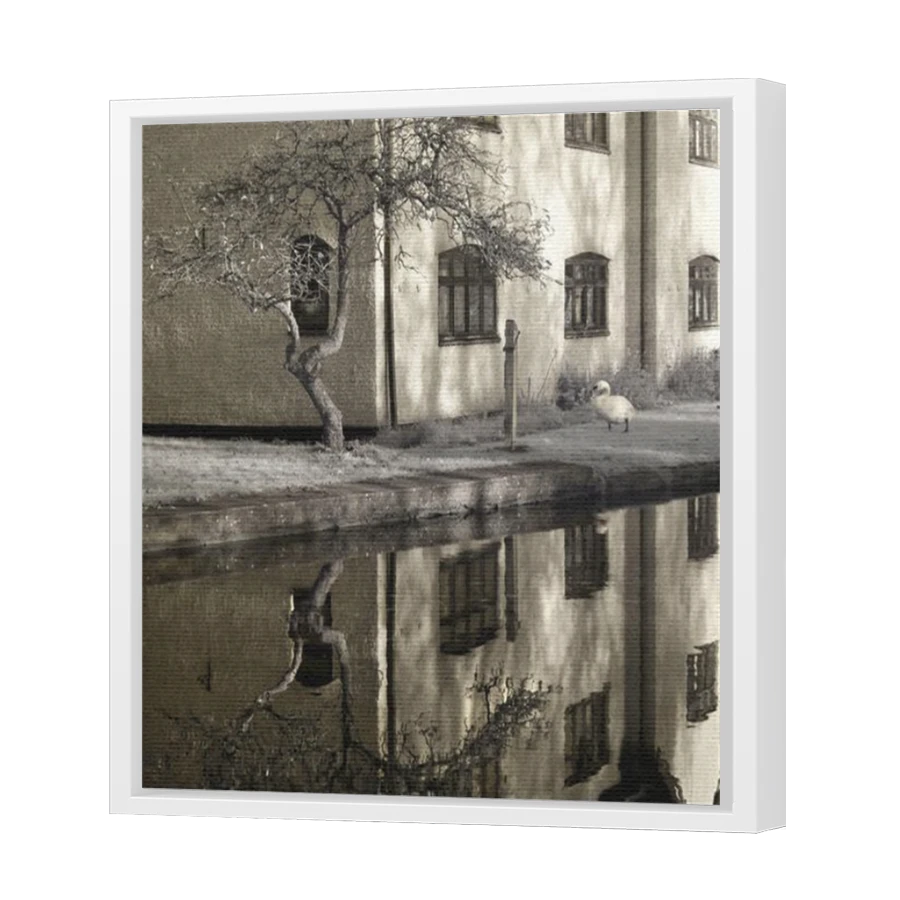 Thumbnail for Canvas - White Floating Frame