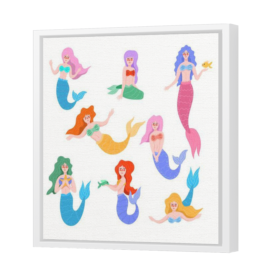 Thumbnail for Canvas - White Floating Frame