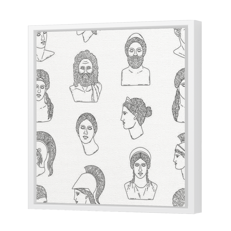 Thumbnail for Canvas - White Floating Frame