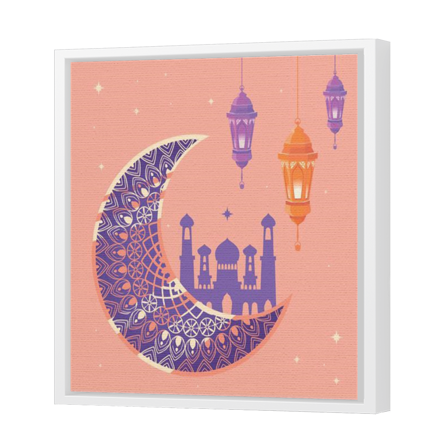 Thumbnail for Canvas - White Floating Frame