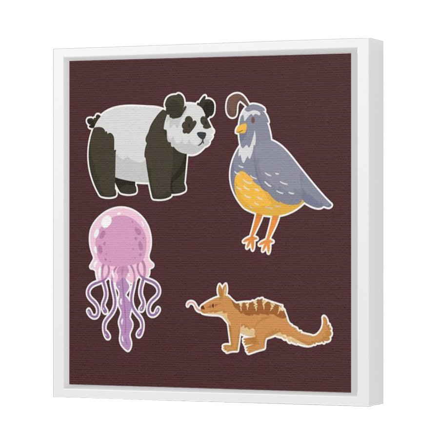 Thumbnail for Canvas - White Floating Frame