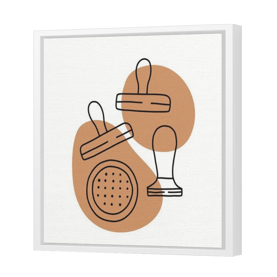 Thumbnail for Canvas - White Floating Frame