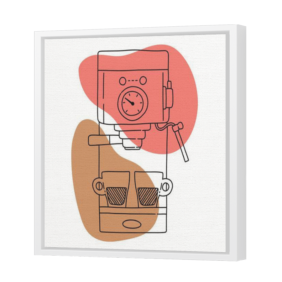 Thumbnail for Canvas - White Floating Frame