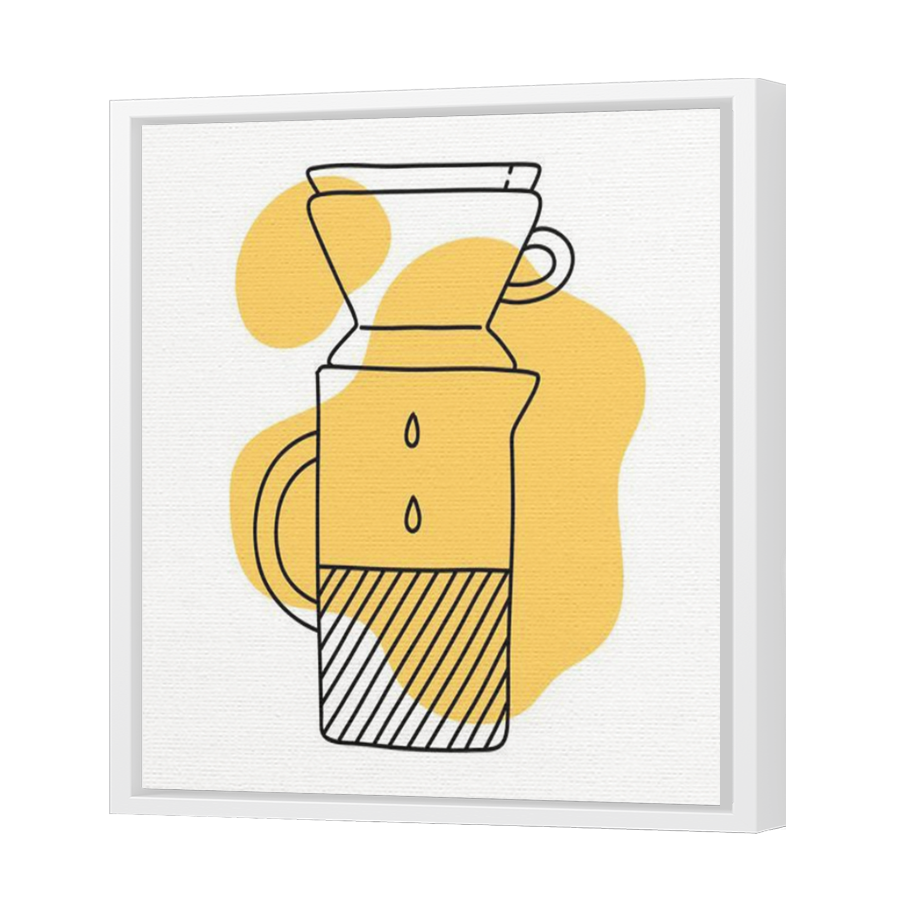 Thumbnail for Canvas - White Floating Frame
