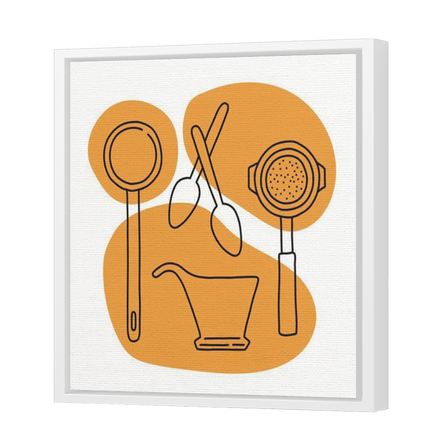 Thumbnail for Canvas - White Floating Frame