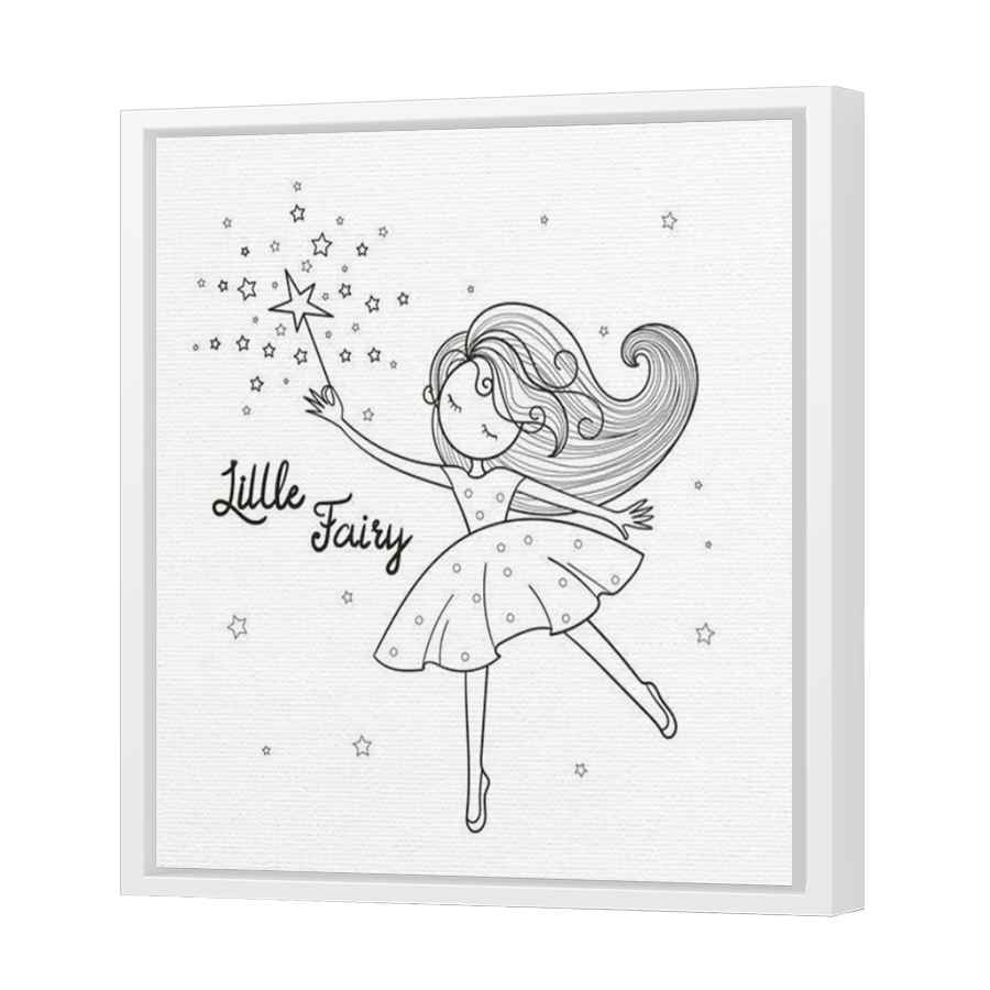 Thumbnail for Canvas - White Floating Frame