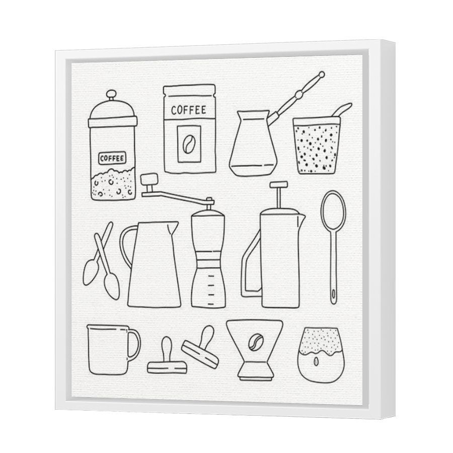 Thumbnail for Canvas - White Floating Frame