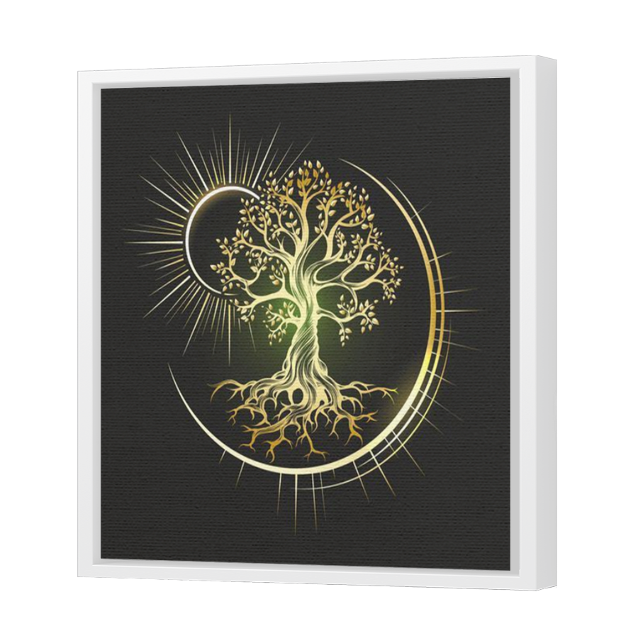 Thumbnail for Canvas - White Floating Frame