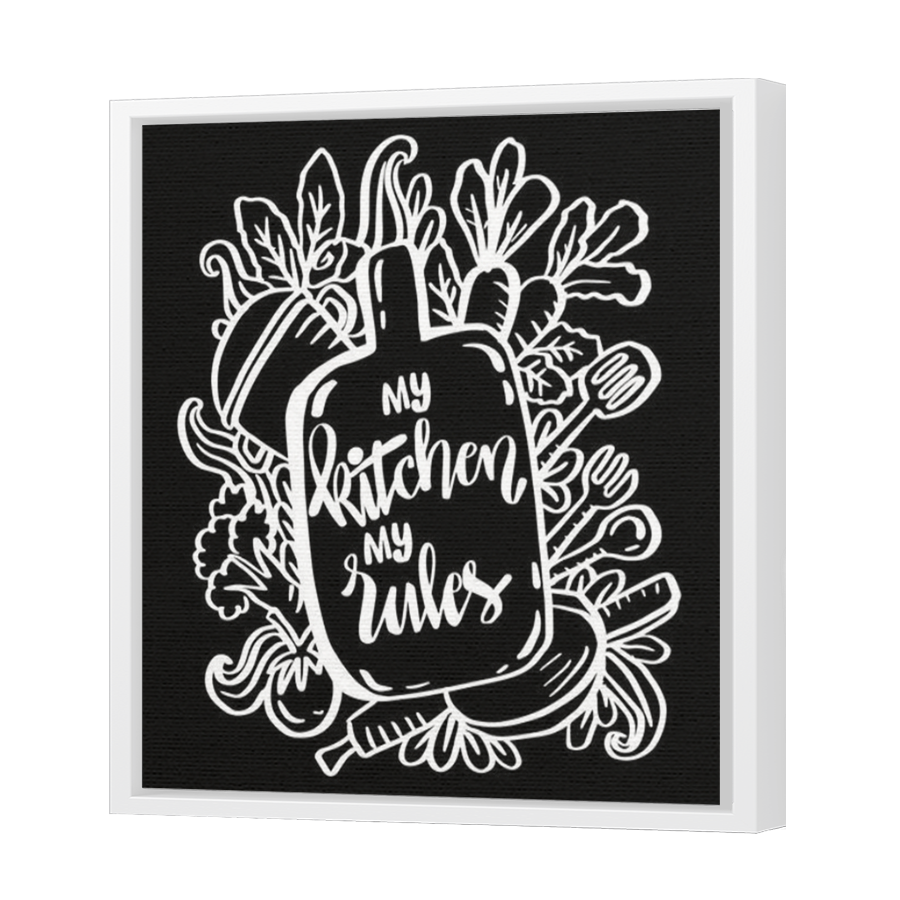Thumbnail for Canvas - White Floating Frame
