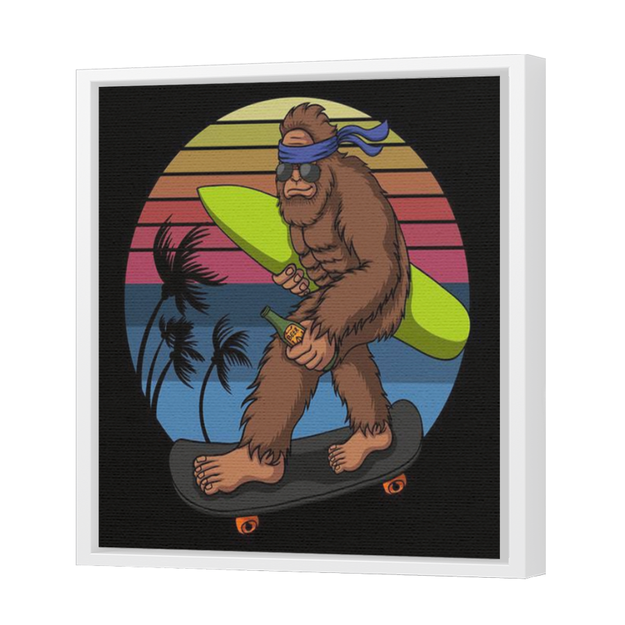 Thumbnail for Canvas - White Floating Frame